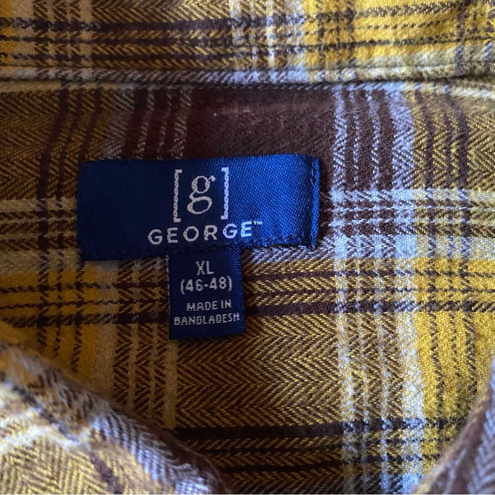 Upcycled Bleached With Back Appliqu Button Down M… - image 7